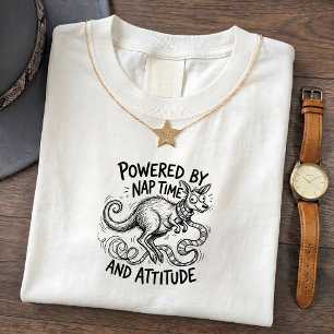 Stuiterende Australische Kangoeroe T-shirt Grappig