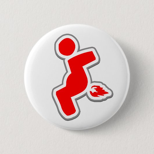 stuk Flair;) Ronde Button 5,7 Cm (Voorkant)