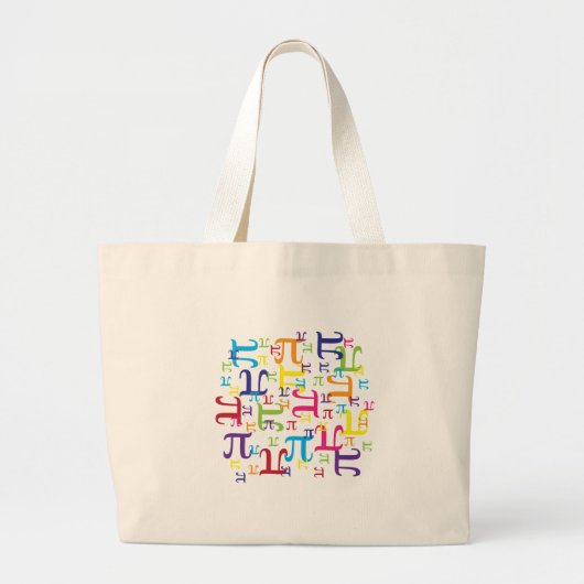 Stuk van de Pi Grote Tote Bag (Voorkant)