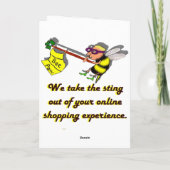 stuk van de puzzel feestdagen kaart (Achterkant)