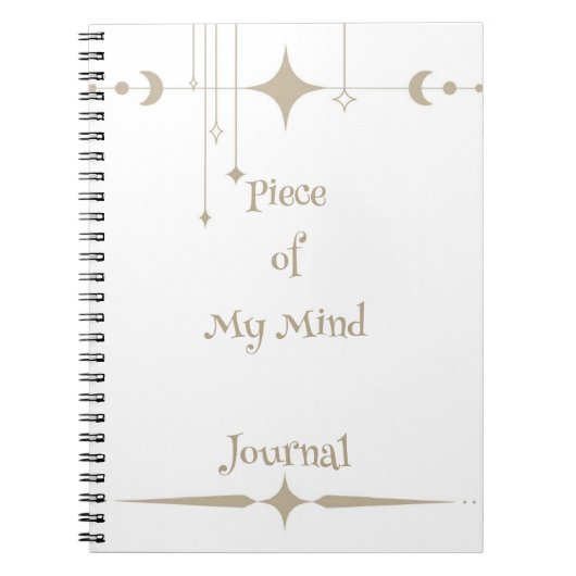 Stuk van mijn geest notitieboek (Voorkant)