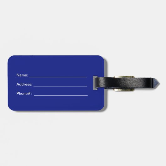 stuk van mijn hart Bagagelabel (Achterkant horizontaal)