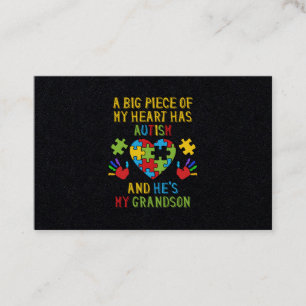 stuk van mijn hart kleinzoon visitekaartje