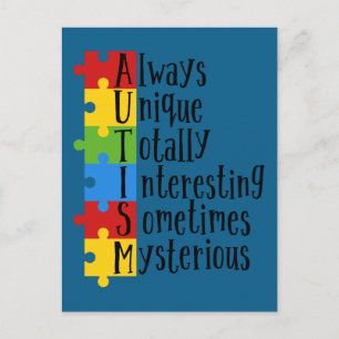 Stukjes Autisme Briefkaart