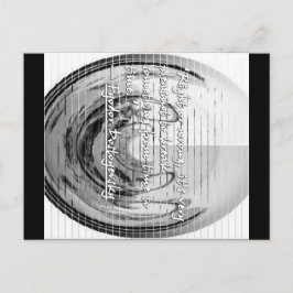 Stukjes breken briefkaart