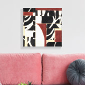 Stukken en delen I Canvas Afdruk (Insitu (Woonkamer))