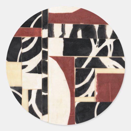 Stukken en delen I Ronde Sticker (Voorkant)