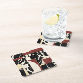 Stukken en delen I Vierkante Kartonnen Onderzetter (Insitu)