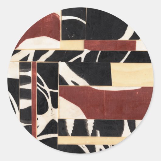 Stukken en delen II Ronde Sticker (Voorkant)