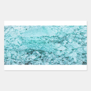 stukken van mentale integratie rechthoekige sticker