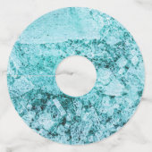 stukken van mentale integratie wijnglaslabel (Achterkant)