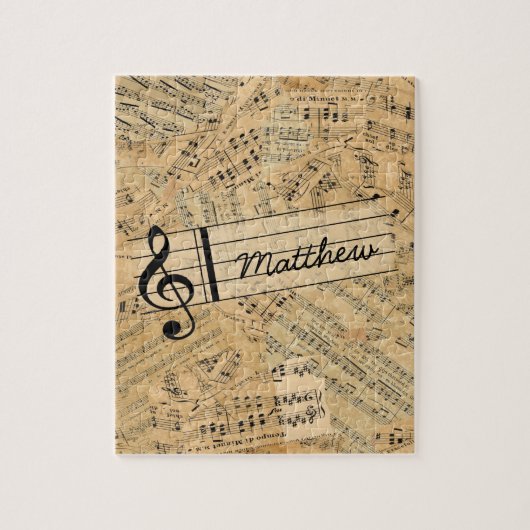 Stukken van  muziek-ID389 Legpuzzel (Verticaal)