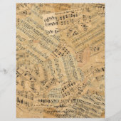 Stukken van muziek-ID389 Persoonlijk Briefhoofd (Voorkant)