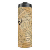 Stukken van  muziek-ID389 Thermosbeker (Voorkant)