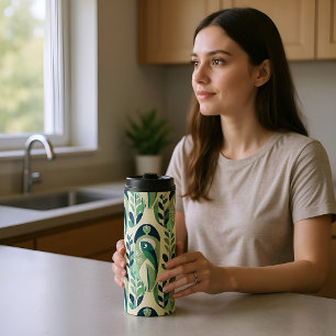 Stukken vrouw thermosbeker