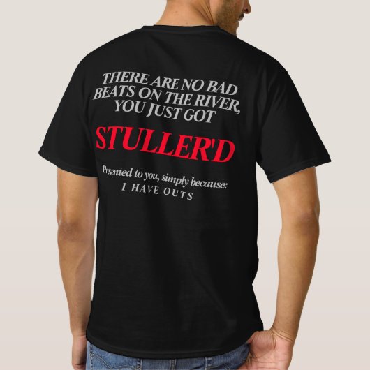 STULLER D alleen T-Shirt zwart (Achterkant)