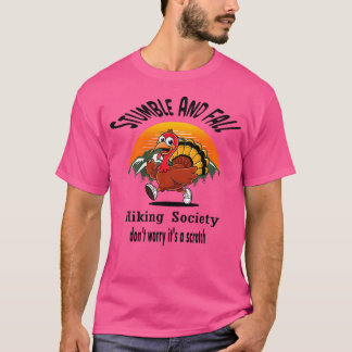 Stumble Herfst Hiking Society Maak je geen zorgen, T-shirt
