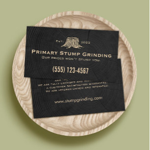 Stump Grinder Boom Visitekaartje