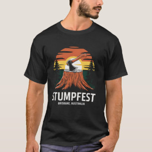 Stumpfest Brisbane Bijl Gooien Lumberjack Competi T-shirt