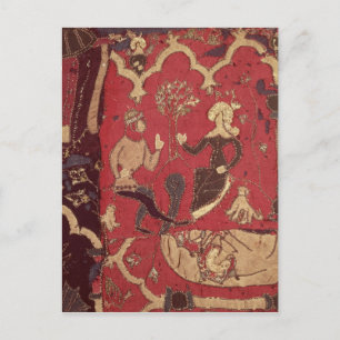 Stumpwork voor Tristan en Isolde Briefkaart