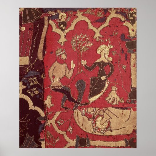 Stumpwork voor Tristan en Isolde Poster (Voorkant)