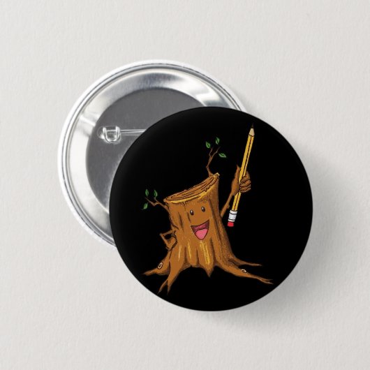 Stumpy Button (standaard) Black (Voorkant /achterkant)