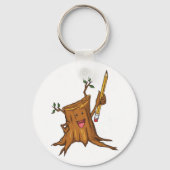 Stumpy Sleutelhanger wit (Voorkant)