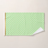 STUNNEN IN MINT GREEN GOLD POT BATHROOM TOWEL SET BAD HANDDOEK (Handdoek)