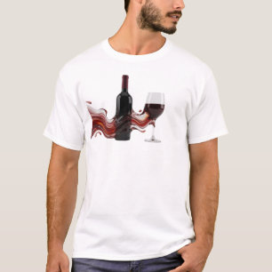Stunning ABSTRACT WINE Draagbare Kunst T-shirt