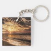 Stunning Beach Sunrise Sleutelhanger (Achterkant)