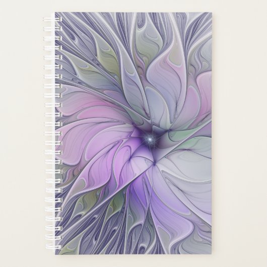 Stunning Beauty Modern Abstract Fractal Art Flower (Devant)