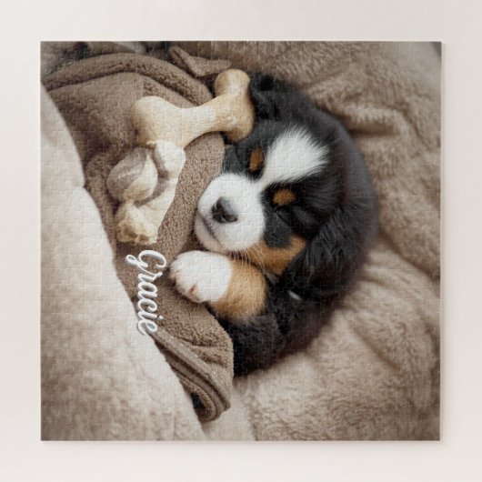 Stunning Bernese Mountain Dog Personalized Legpuzzel (Horizontaal)