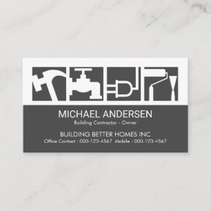 Stunning Bouwservice Icon Logo Visitekaartje