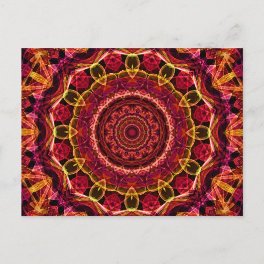 Stunning Chaos kaleidoscoop Briefkaart (Voorkant)