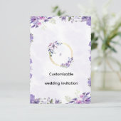 Stunning Customizable Wedding Invitation - Elegant (Debout devant)