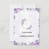 Stunning Customizable Wedding Invitation - Elegant Kaart (Voorkant)