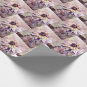 Stunning Dahlia Flowers Cadeaupapier (Hoek)