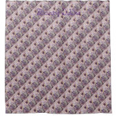 Stunning Dahlias Douchegordijn (Voorkant)