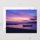 Stunning Fijian Sunset Briefkaart (Voorkant / Achterkant)