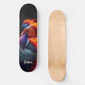 Stunning Flame-boyant Firebird Hot Mandarin Duck Skateboard (Voorkant)