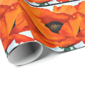 Stunning Georgia O'Keeffe Red Poppy Cadeaupapier (Rol Hoek)