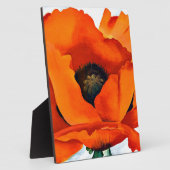 Stunning Georgia O'Keeffe Red Poppy Fotoplaat (Zijkant)
