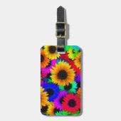 Stunning Gerbera Daisies Bagagelabel (Voorkant verticaal)