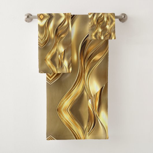 Stunning Golden abstract design (En situation)