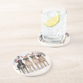 Stunning Great Dane Zandsteen Onderzetter (Zijkant)