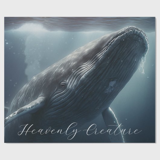 Stunning Humpback Whale Cadeaupapier (Vlak)