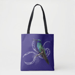 Stunning Kolibrie - personaliseer door naam toe te Draagtas