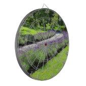 Stunning Lavender-Lined Garden Walscape Landscape Dartbord (Voorkant Links)