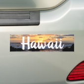 Stunning Maui Sunset Hawaii Bumpersticker (Op auto)