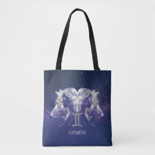 Stunning Milky Way Sky Gemini Zodiac Sign Draagtas